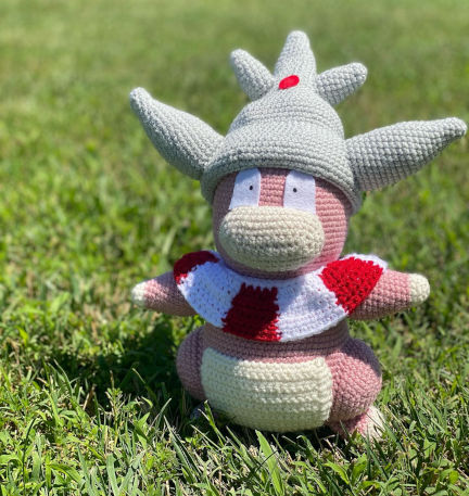 Slowking from Pokémon Amigurumi Doll