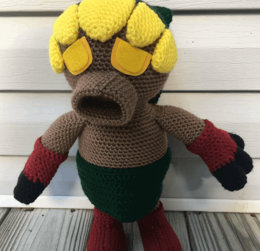Deku Link from Legend of Zelda: Majoras' Mask Amigurumi Doll